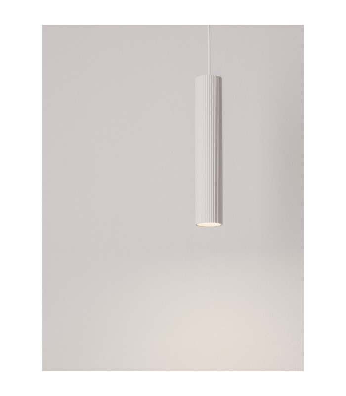Comet Slim Pendant Ceiling Light Sandy White LED MR11/GU10 1x10W-6