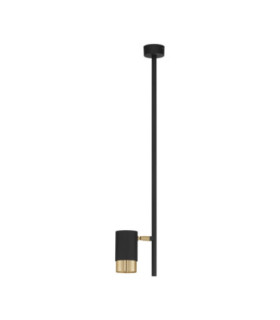 Pongo Single Spotlight Sandy Black Gold GU10 1x10W-1