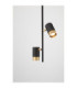 Pongo Twin Ceiling Spotlight Sandy Black Gold GU10 1x10W-5