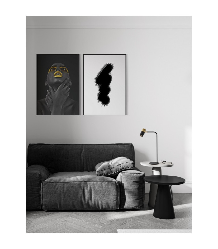 Pongo Desk Task Lamp Sandy Black Gold GU10 1x10W-2