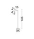 Pongo Task Floor Lamp Sandy Black Gold GU10 1x10W-6
