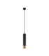 Picto Tall Slim Pendant Ceiling Light Sandy Black Gold GU10 1x10W-1