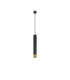 Picto Small Slim Pendant Ceiling Light Sandy Black Gold GU10 1x10W-1