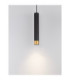 Picto Small Slim Pendant Ceiling Light Sandy Black Gold GU10 1x10W-5