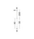 Picto Small Slim Pendant Ceiling Light Sandy Black Gold GU10 1x10W-8
