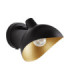 Geti Dome Wall Lamp Matt Black Gold E14 1x5W-1