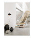 Geti Dome Wall Lamp Matt Black Gold E14 1x5W-2