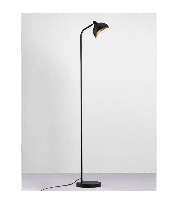 Geti Task Floor Lamp Matt Black Gold E14 1x5W-3