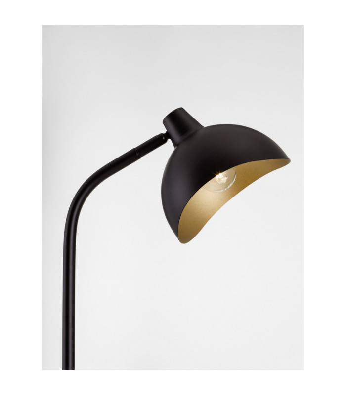 Geti Task Floor Lamp Matt Black Gold E14 1x5W-5