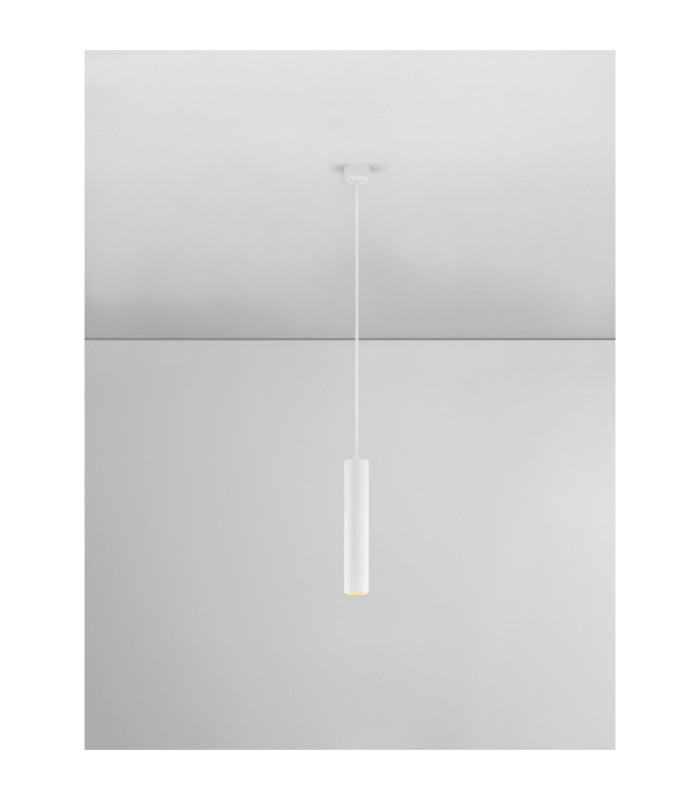 Mare Slim Pendant Ceiling Light Sandy White GU10 1x10W-4