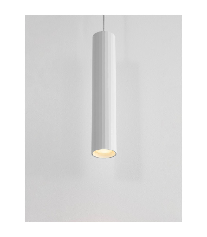 Mare Slim Pendant Ceiling Light Sandy White GU10 1x10W-5