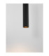 Mare Slim Pendant Ceiling Light Sandy Black GU10 1x10W-6