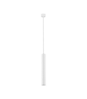 Ami Slim Pendant Ceiling Light Sandy White GU10 1x10W-1