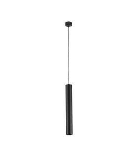 Ami Slim Pendant Ceiling Light Sandy Black GU10 1x10W-1