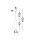 Ami Slim Pendant Ceiling Light Sandy Black GU10 1x10W-7