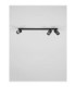 Oso Ceiling Spotlight Bar Sandy Black GU10 3x10W-3