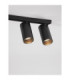 Oso Ceiling Spotlight Bar Sandy Black GU10 3x10W-6