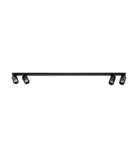 Oso Ceiling Spotlight Bar Sandy Black GU10 4x10W-1