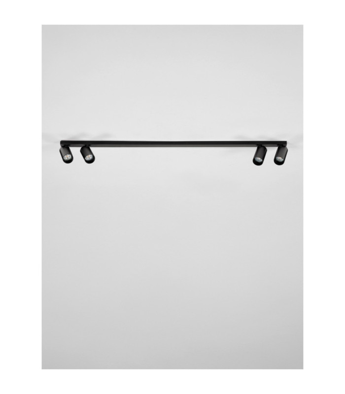 Oso Ceiling Spotlight Bar Sandy Black GU10 4x10W-3