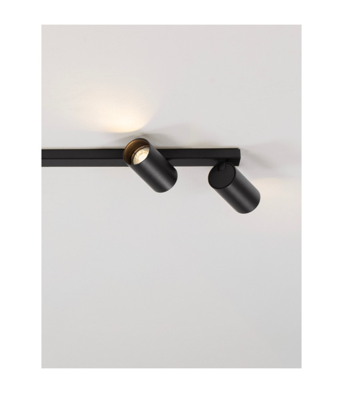 Oso Ceiling Spotlight Bar Sandy Black GU10 4x10W-6