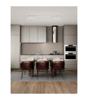 Oso Ceiling Spotlight Bar Sandy White GU10 4x10W-2