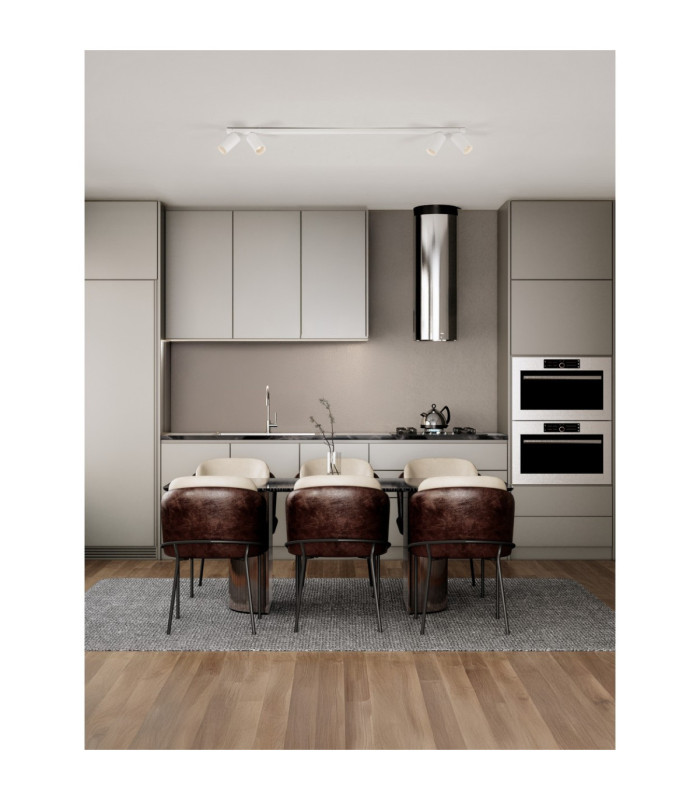 Oso Ceiling Spotlight Bar Sandy White GU10 4x10W-2