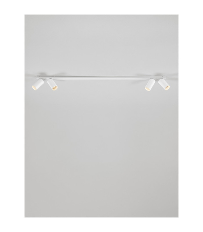 Oso Ceiling Spotlight Bar Sandy White GU10 4x10W-4