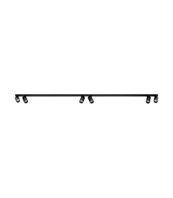 Oso Ceiling Spotlight Bar Sandy Black GU10 6x10W-1