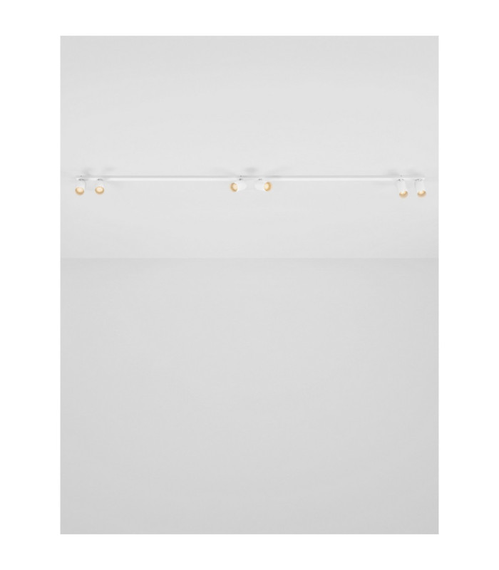 Oso Ceiling Spotlight Bar Sandy White GU10 6x10W-4