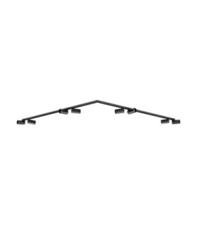 Oso Ceiling Spotlight Bar Sandy Black GU10 8x10W-1