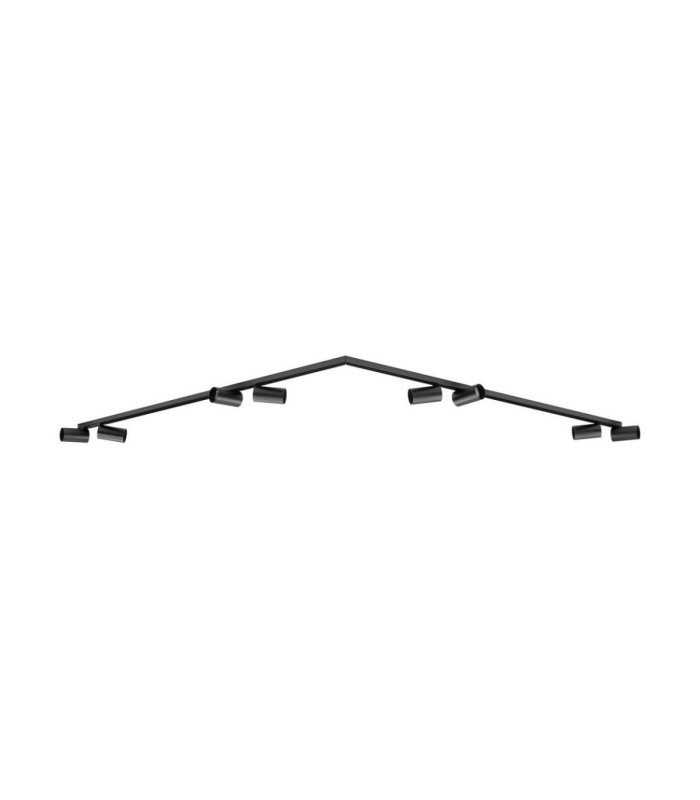 Oso Ceiling Spotlight Bar Sandy Black GU10 8x10W-1