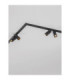 Oso Ceiling Spotlight Bar Sandy Black GU10 8x10W-5