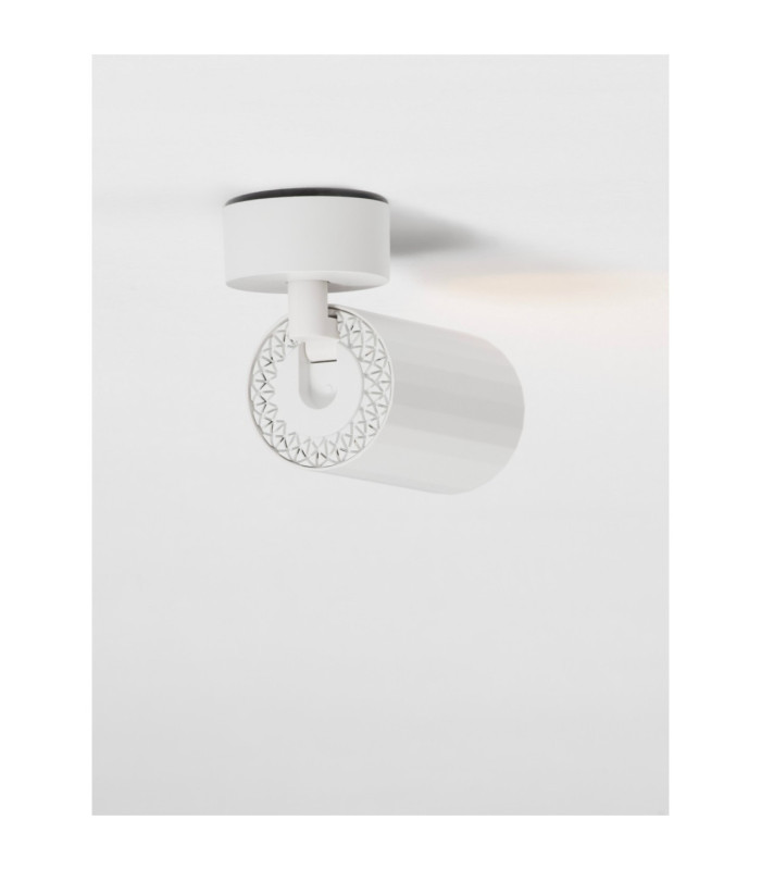 Zelos Single Spotlight Sandy White GU10 1x10W-6