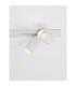 Zelos Twin Ceiling Spotlight Sandy White GU10 2x10W-5