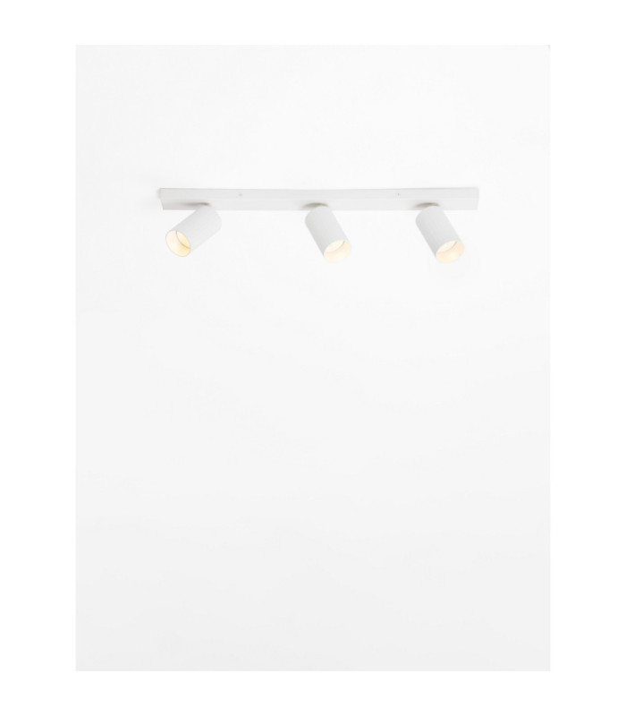 Zelos Ceiling Spotlight Bar Sandy White GU10 3x10W-4
