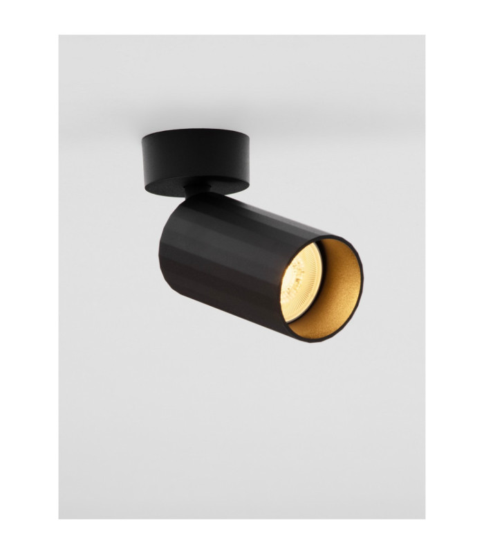 Zelos Single Spotlight Sandy Black GU10 1x10W-5