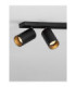 Zelos Twin Ceiling Spotlight Sandy Black GU10 2x10W-5