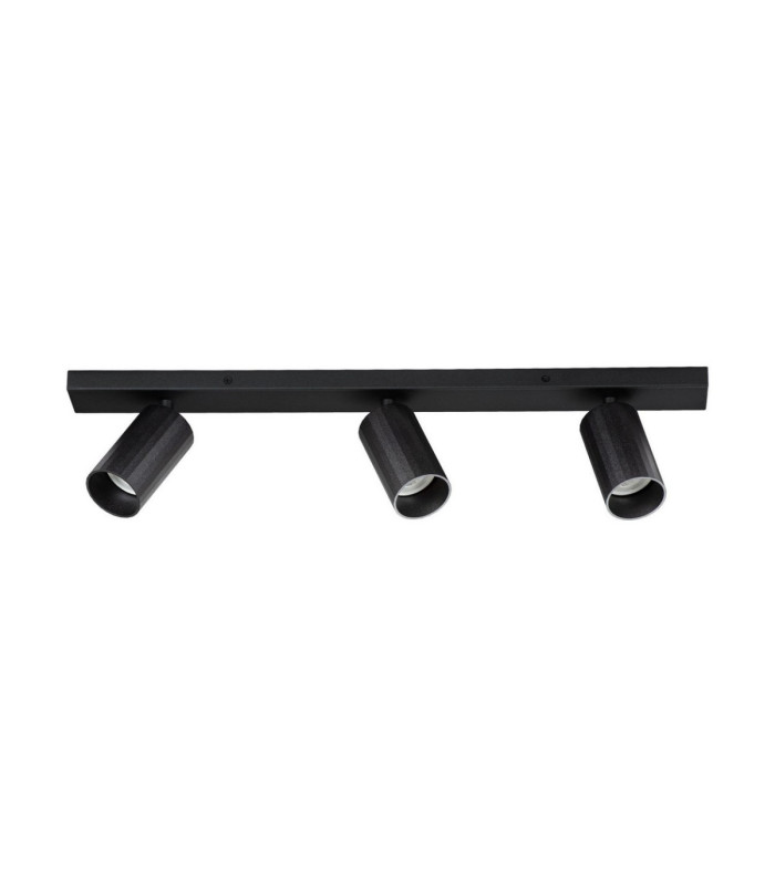 Zelos Ceiling Spotlight Bar Sandy Black GU10 3x10W-1