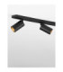 Zelos Ceiling Spotlight Bar Sandy Black GU10 3x10W-5