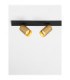 Zelos Ceiling Spotlight Bar Sandy Black Gold GU10 3x10W-5