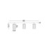 Zelos Ceiling Spotlight Bar Sandy Black Gold GU10 3x10W-6