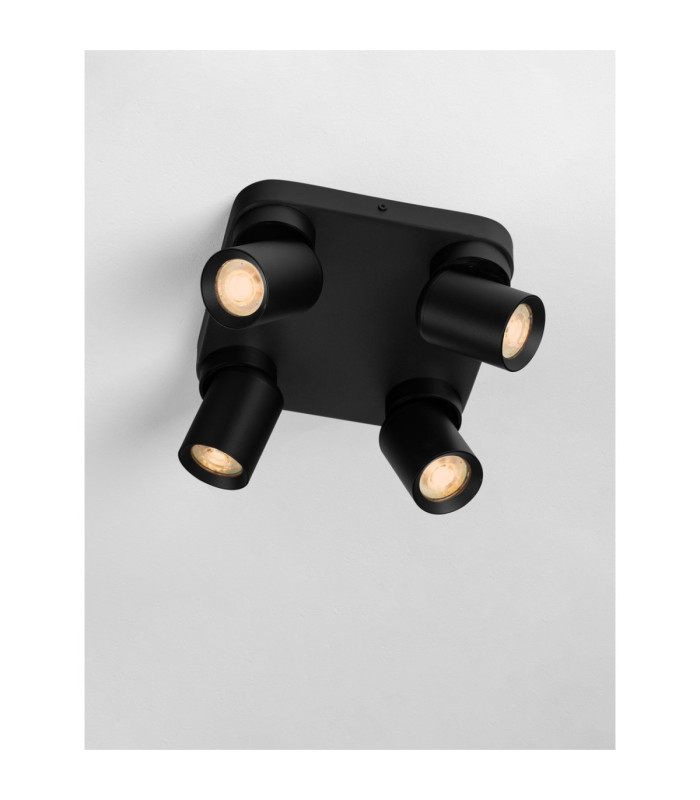 Amecy Ceiling Spotlight Clusters Sandy Black GU10 4x10W-6