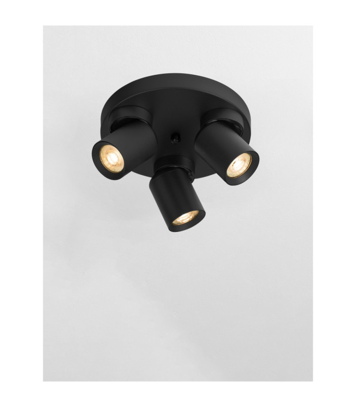 Amecy Ceiling Spotlight Clusters Sandy Black GU10 3x10W-2