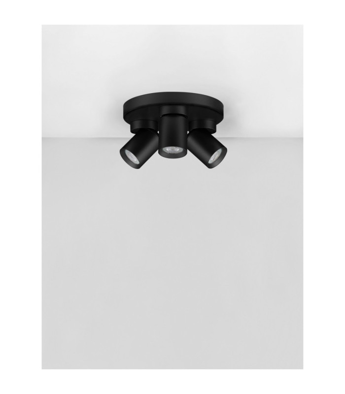 Amecy Ceiling Spotlight Clusters Sandy Black GU10 3x10W-3