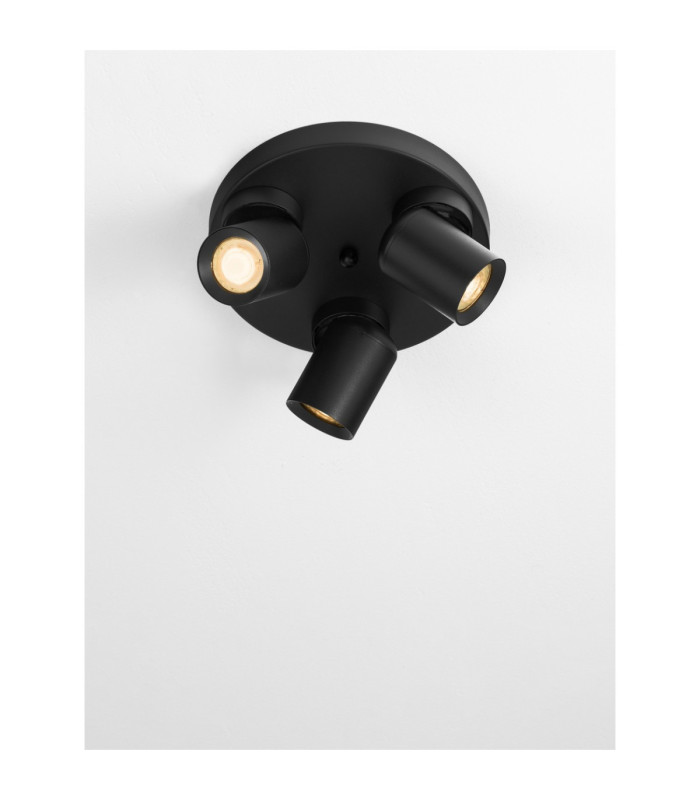 Amecy Ceiling Spotlight Clusters Sandy Black GU10 3x10W-5