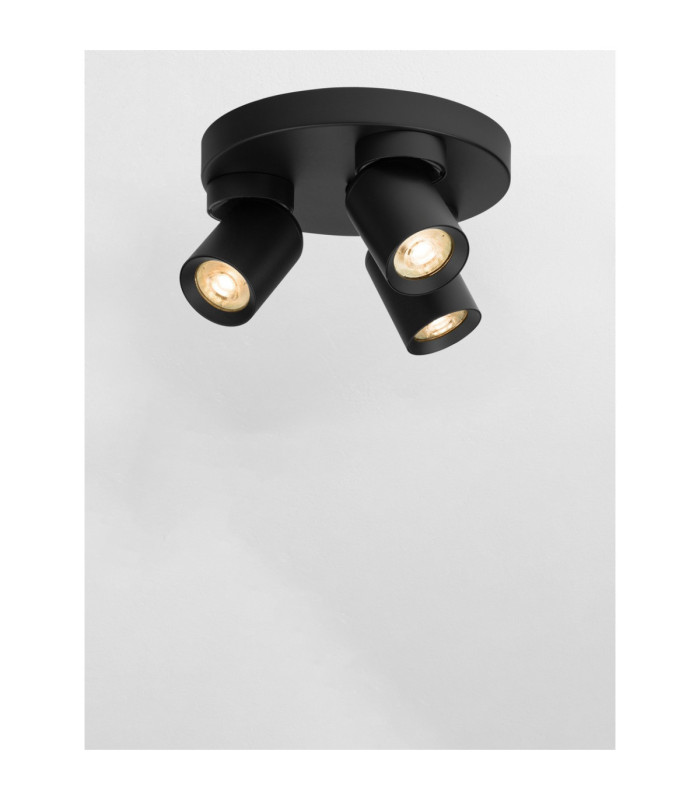 Amecy Ceiling Spotlight Clusters Sandy Black GU10 3x10W-6