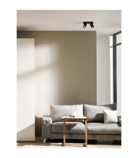 Amecy Twin Ceiling Spotlight Sandy Black GU10 2x10W-2