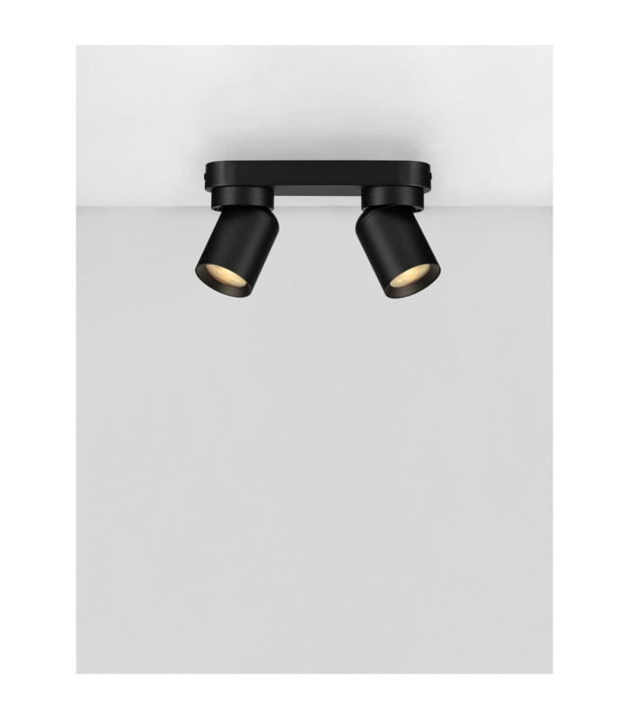 Amecy Twin Ceiling Spotlight Sandy Black GU10 2x10W-4