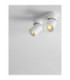 Amecy Twin Ceiling Spotlight Sandy White GU10 2x10W-2