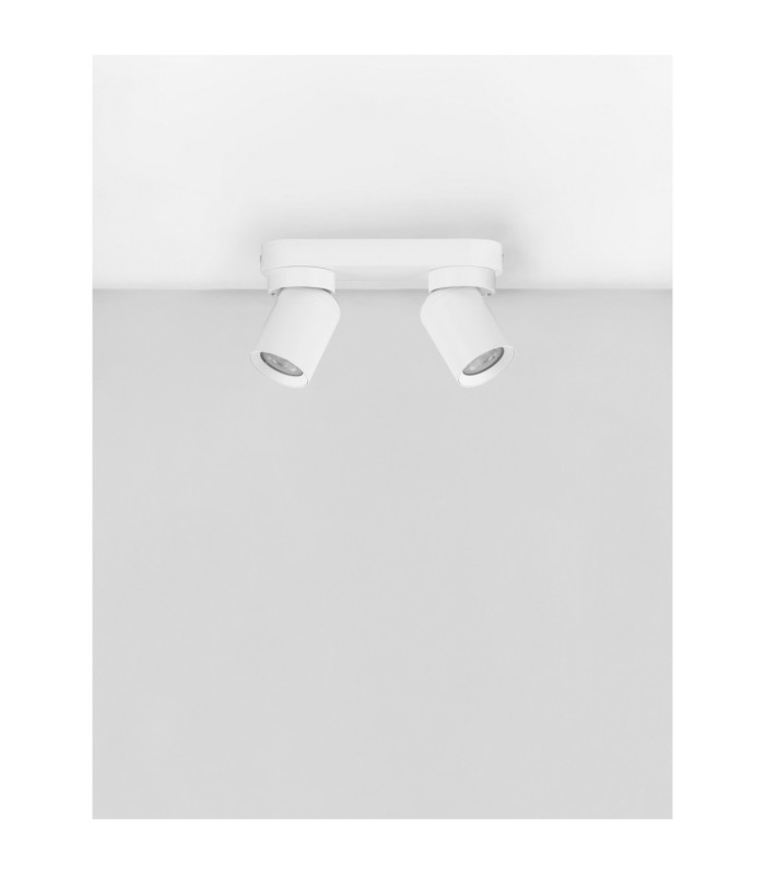 Amecy Twin Ceiling Spotlight Sandy White GU10 2x10W-3